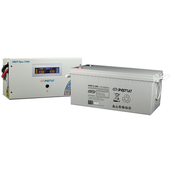 Комплект ИБП Инвертор Энергия ИБП Pro 1700 + Аккумулятор 200 АЧ - ИБП и АКБ - ИБП для котлов - Магазин электроприборов Точка Фокуса